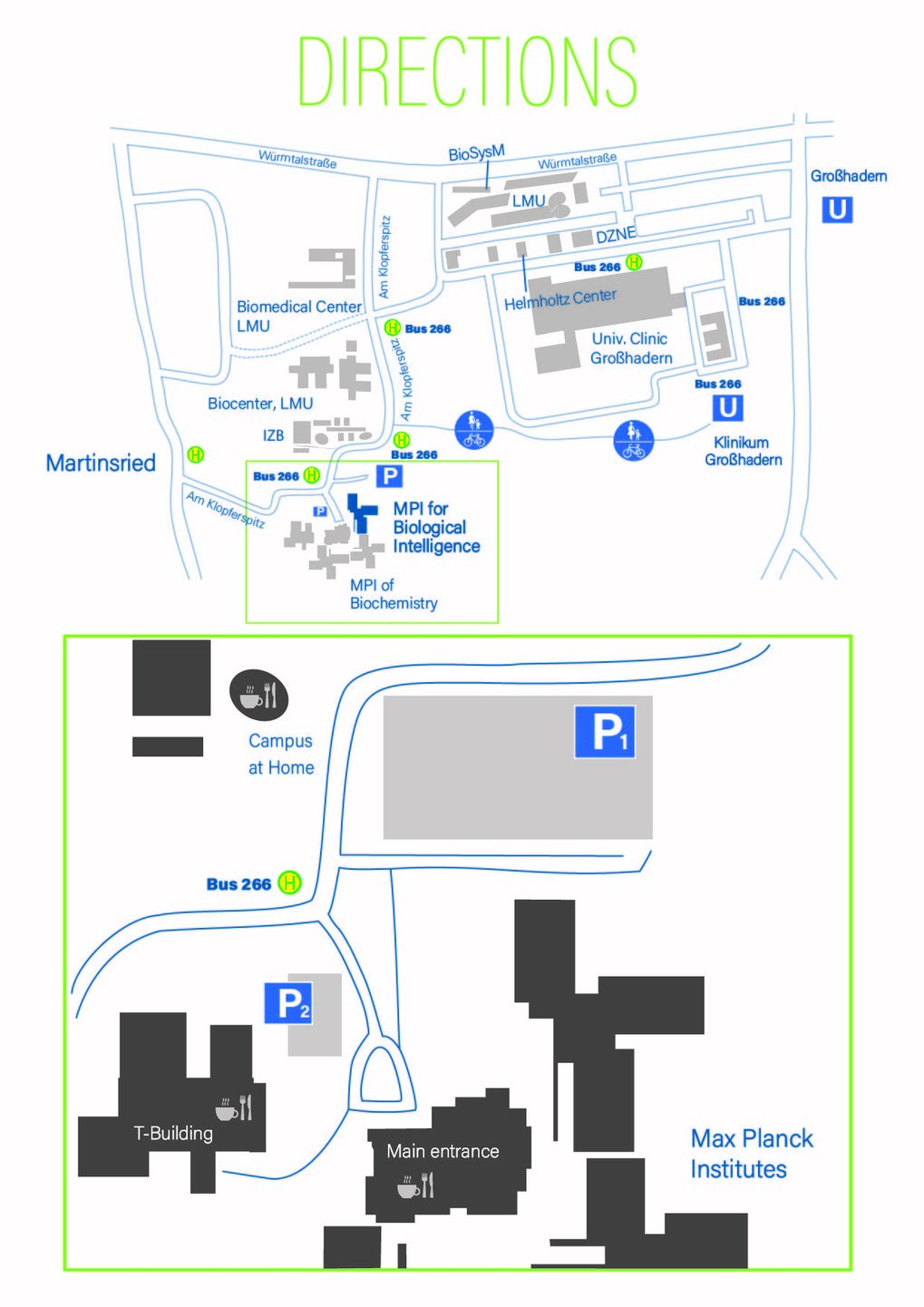 Directions to Martinsried